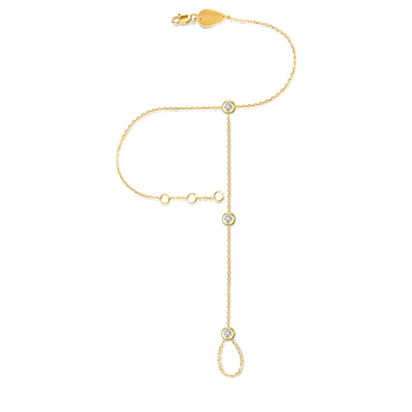 Pure Diamond Hand Chain Aquae Jewels