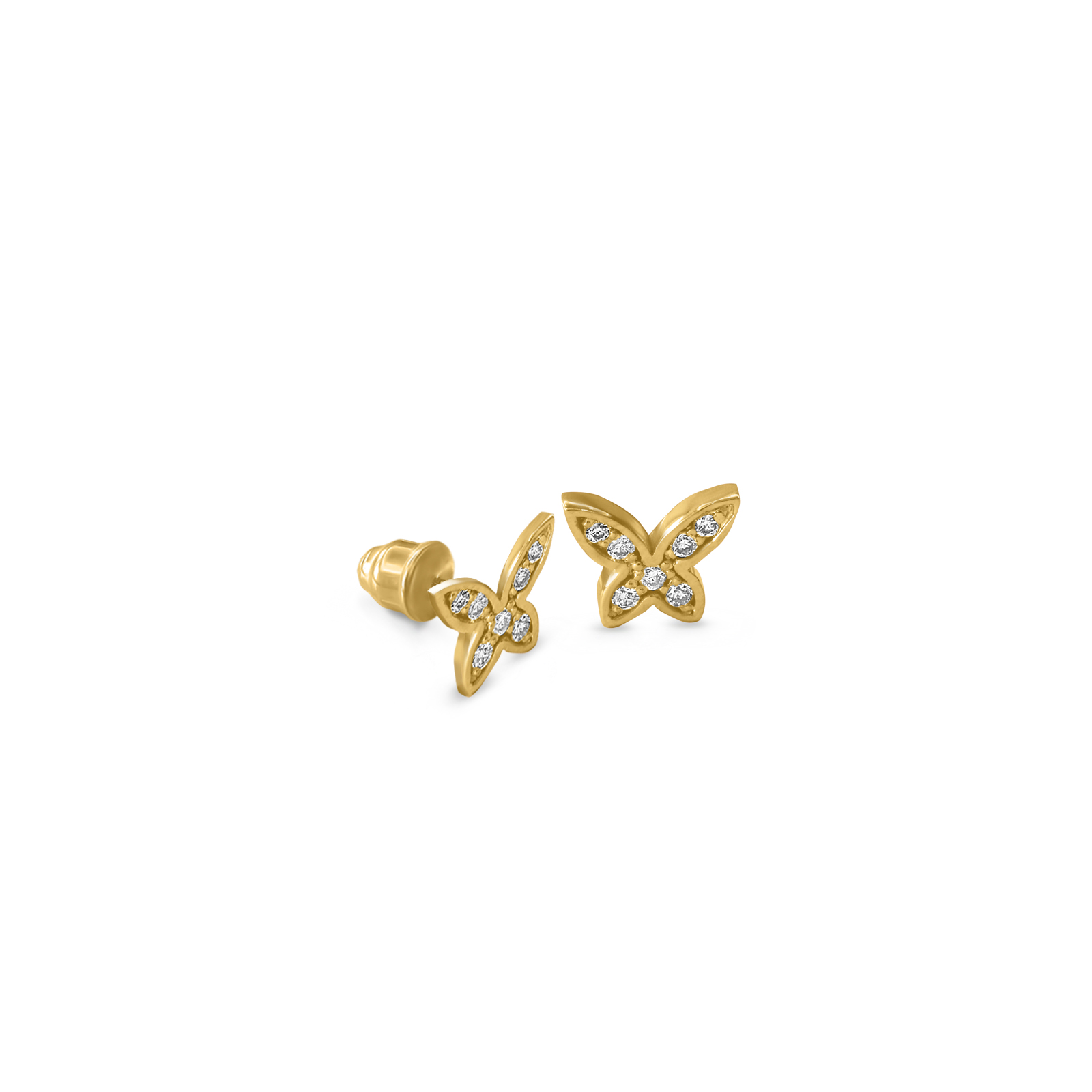 Buy Light Weight Daily Use 1 Gram Gold Earrings for Baby Girl