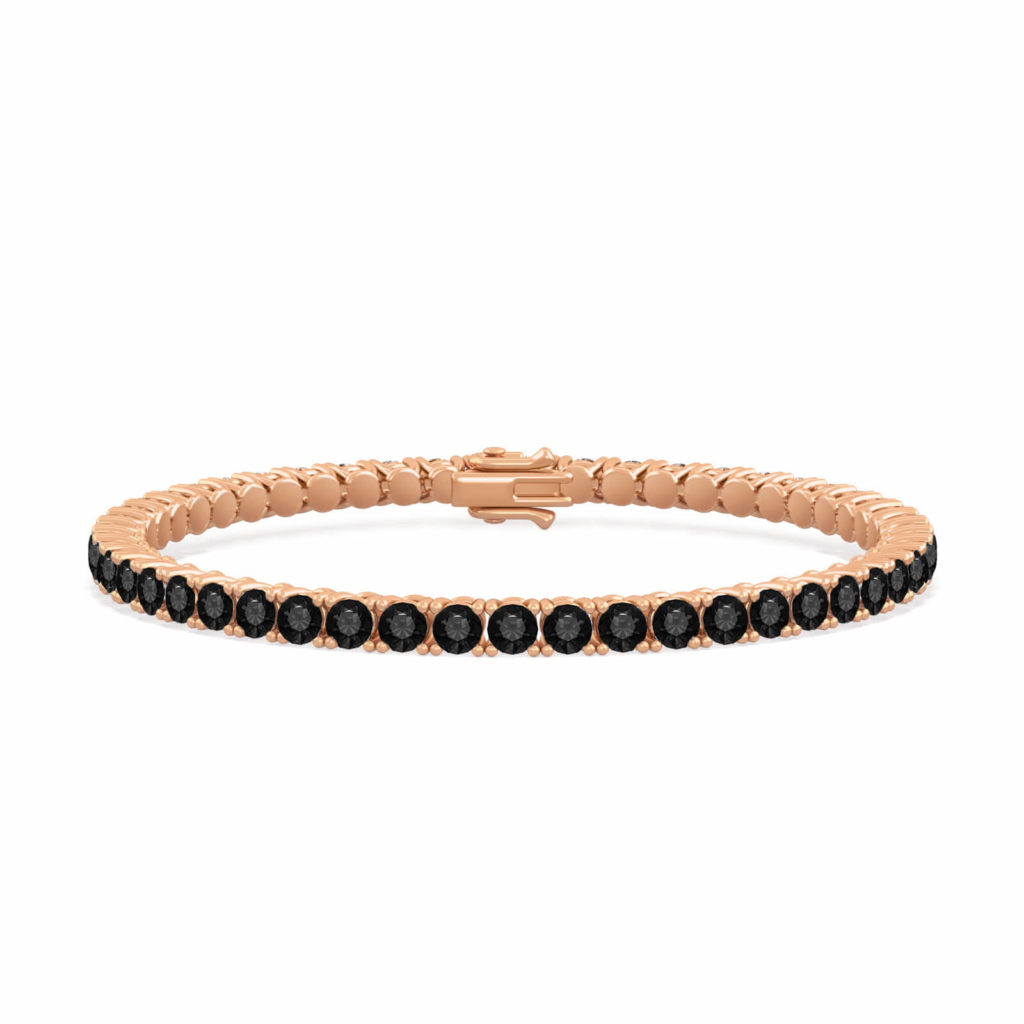 black-diamond-tennis-bracelet-queen-18k-gold