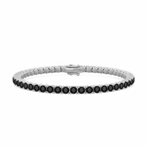 BRACELET TENNIS QUEEN BLACK DIAMOND