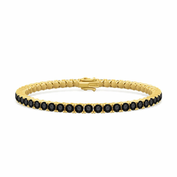 BRACELET TENNIS QUEEN BLACK DIAMOND