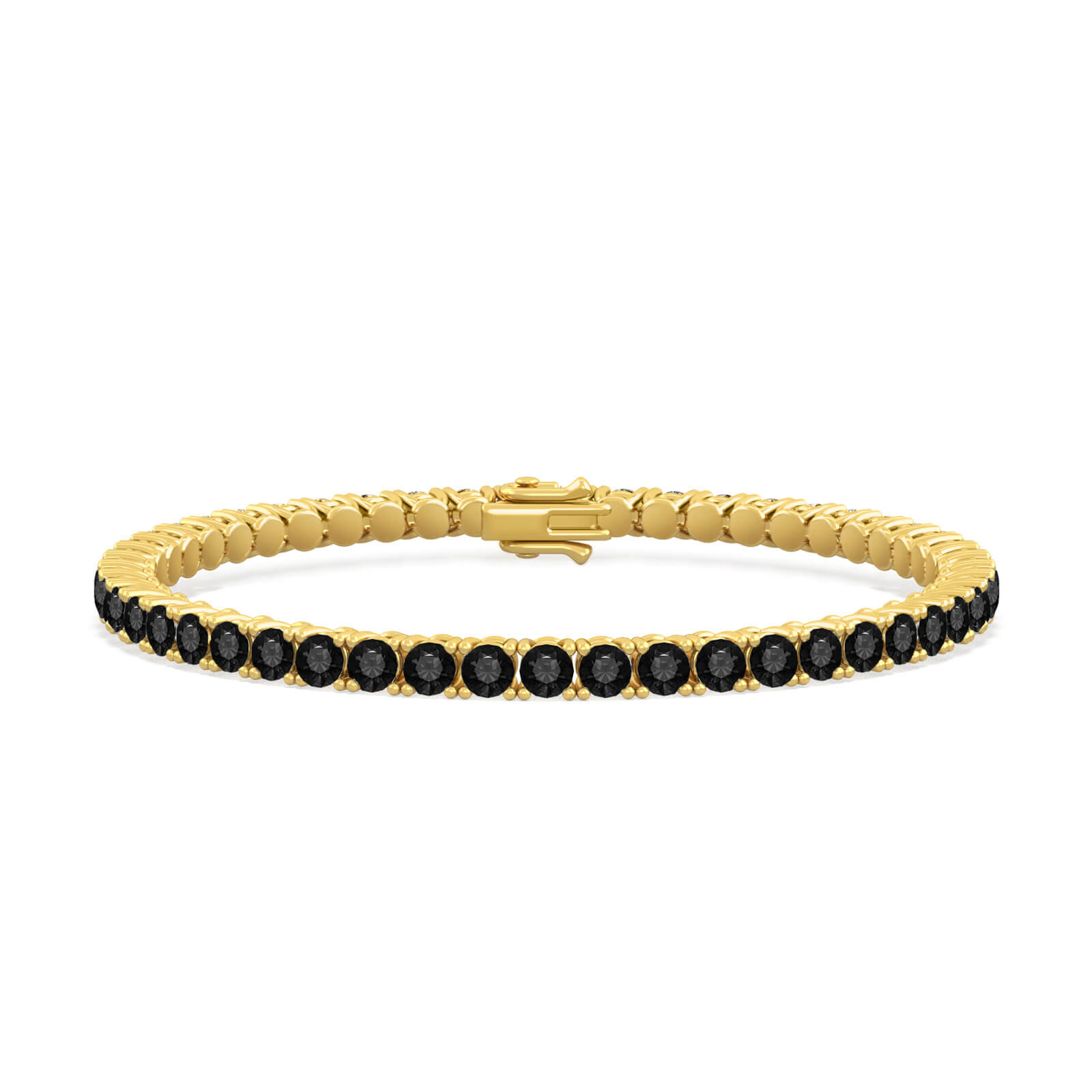 BRACELET TENNIS QUEEN BLACK DIAMOND