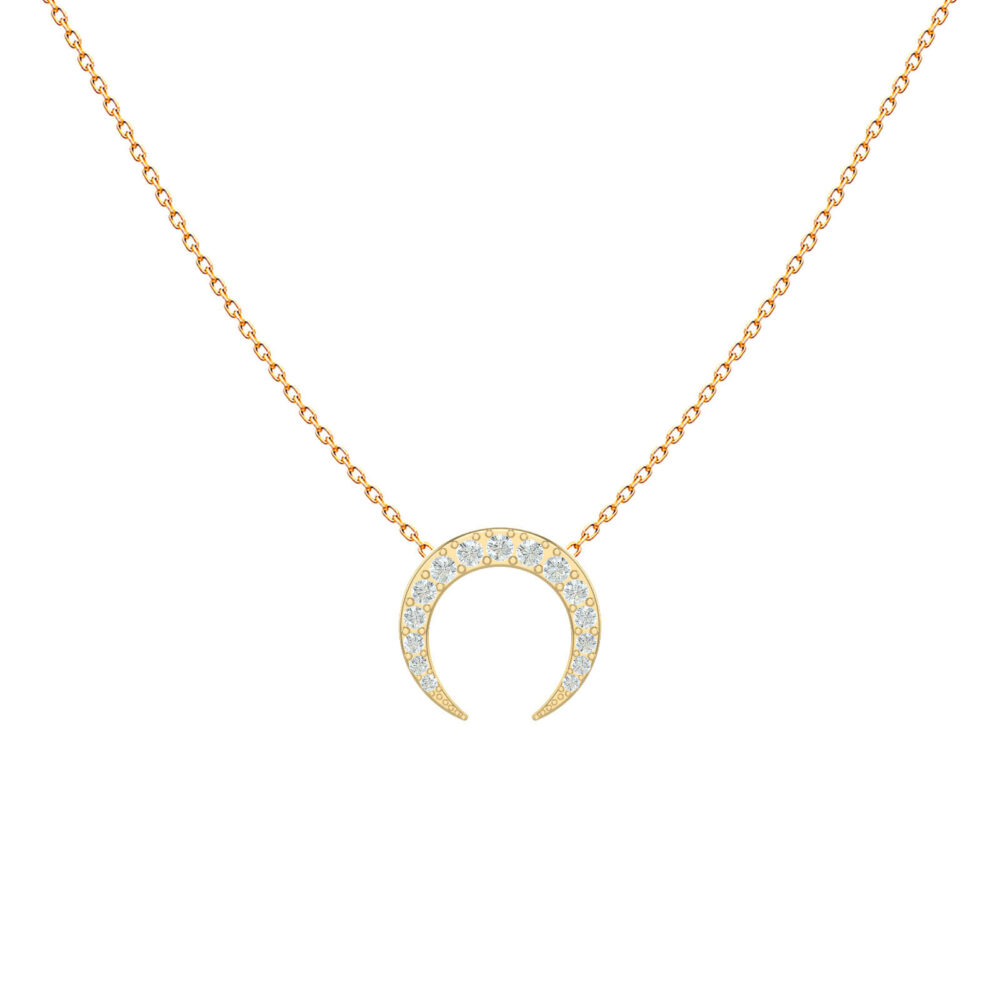 élégant-or-collier-fortune-18k-or