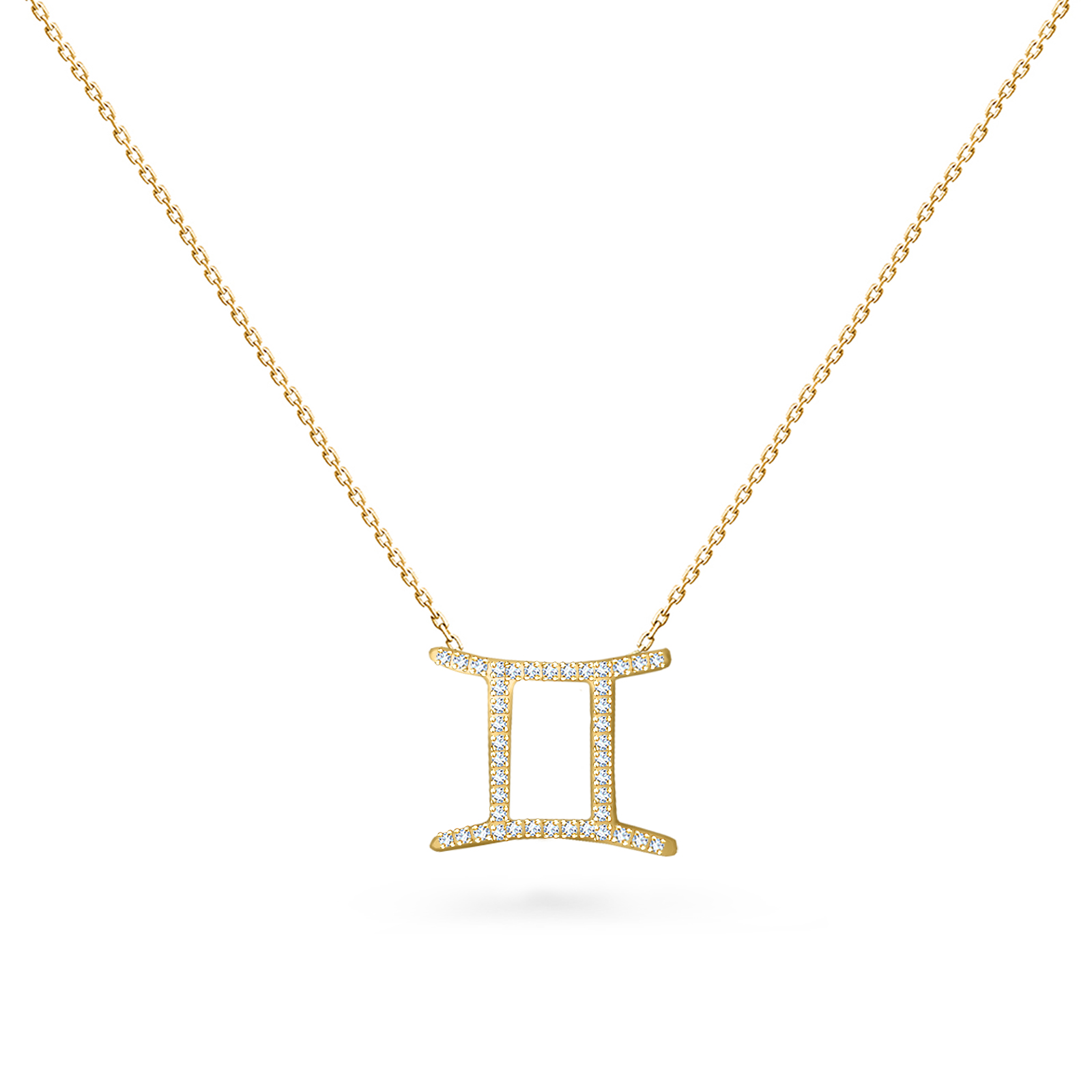 Necklace Zodiac Sign Diamonds and 18K Gold Aquae Jewels