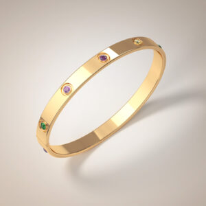 Precious Stones Illusion Bracelet