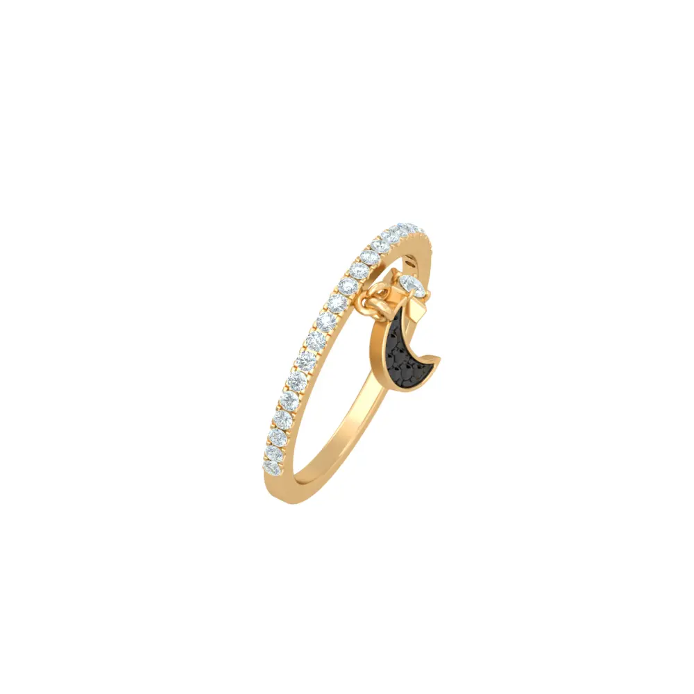 Ring Moon Black Y Ansicht 3