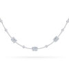 Emerald Cut Choker Belle Amie in 18K Gold with Diamonds