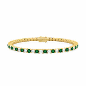 BRACELET TENNIS DIAMONDS AND PRECIOUS STONES