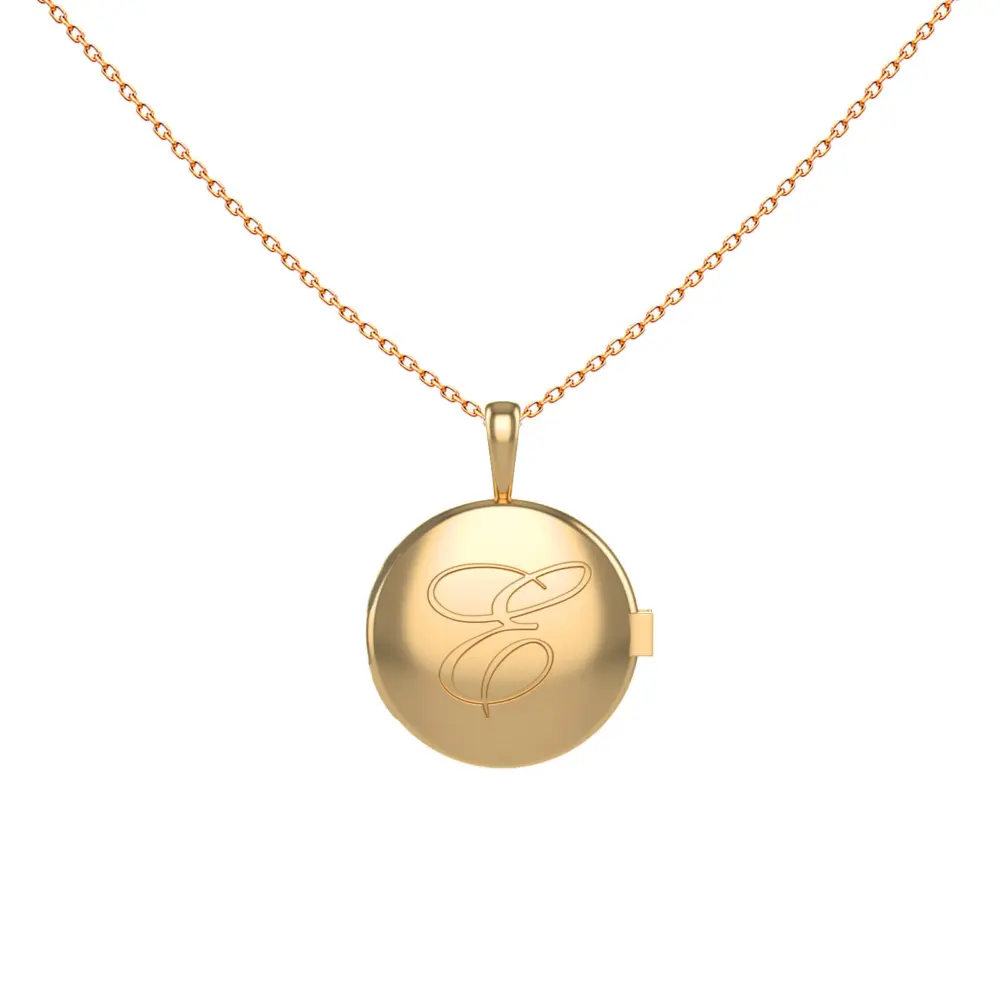 Necklace Locket E Y