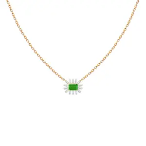 Cleopatra Baguette Necklace