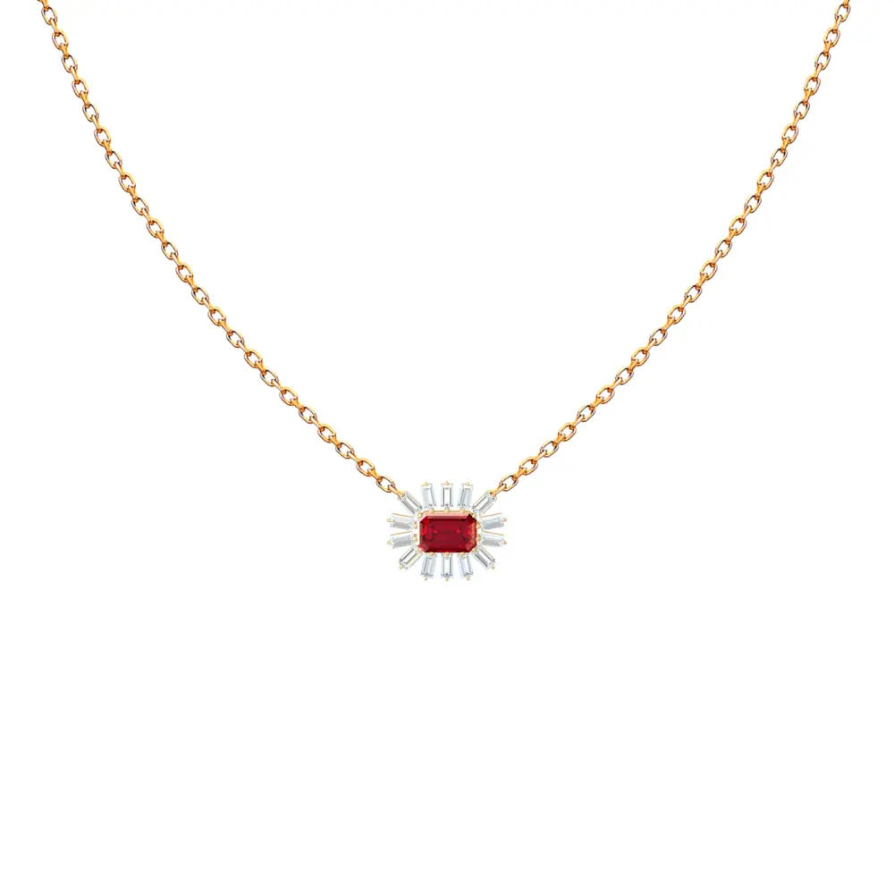 Necklace Cleopatra Baguette RUBY Y