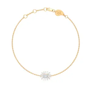 Cleopatra Baguette Diamond Bracelet