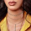 HALSKETTE LAGUNA 18K GOLD UND DIAMANTEN