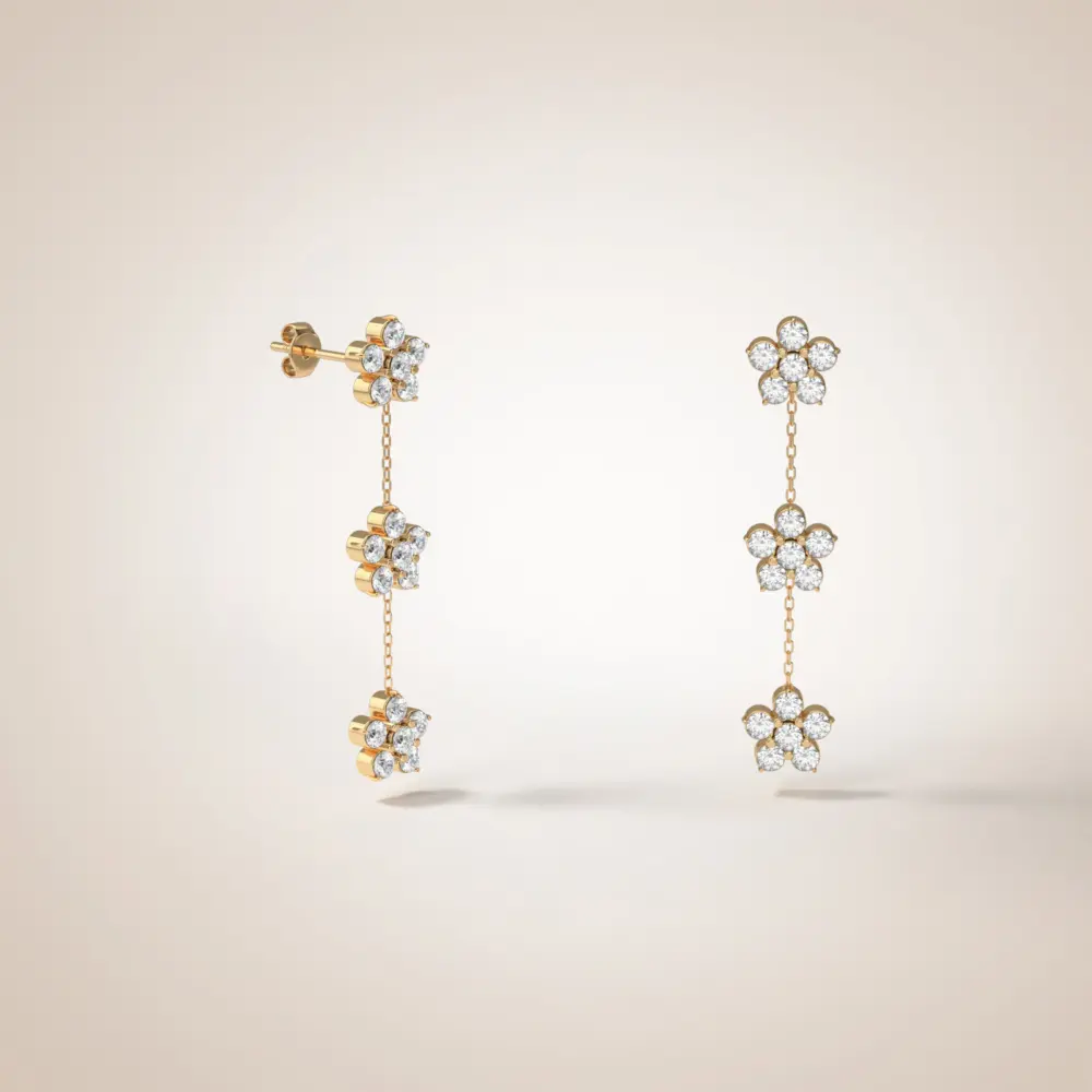 505 95 176 Orecchini a bottone Trilogy Fairy Flower (s)