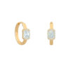 Earring Cleopatra Hoop PAIR DIAMOND Y