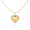 Necklace Locket Heart Letter Y SIZE