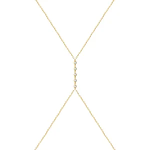 Body Chain Constellation Diamonds, 18K Gold - Aquae Jewels - Exquisite Jewelry