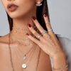 HALSKETTE ELLA KÖNIGIN, 18K GOLD UND DIAMANTEN