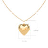 Collier médaillon coeur lettre Y TAILLE