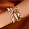 Bangle Esperanza On 18K Gold, Diamonds And Precious Stones – Ruby | Sapphire | Emerald