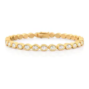 Petite Pear Tennis Bracelet