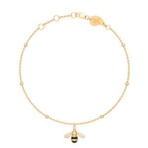 Mini Charm Bee Anklet
