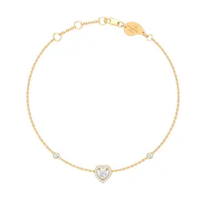 Verona Heart Cut Anklet