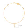 Mini Charm Gecko Anklet Y SIZE