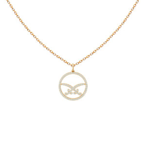 قلادة السعودية الدائرة الماسية الدائرية