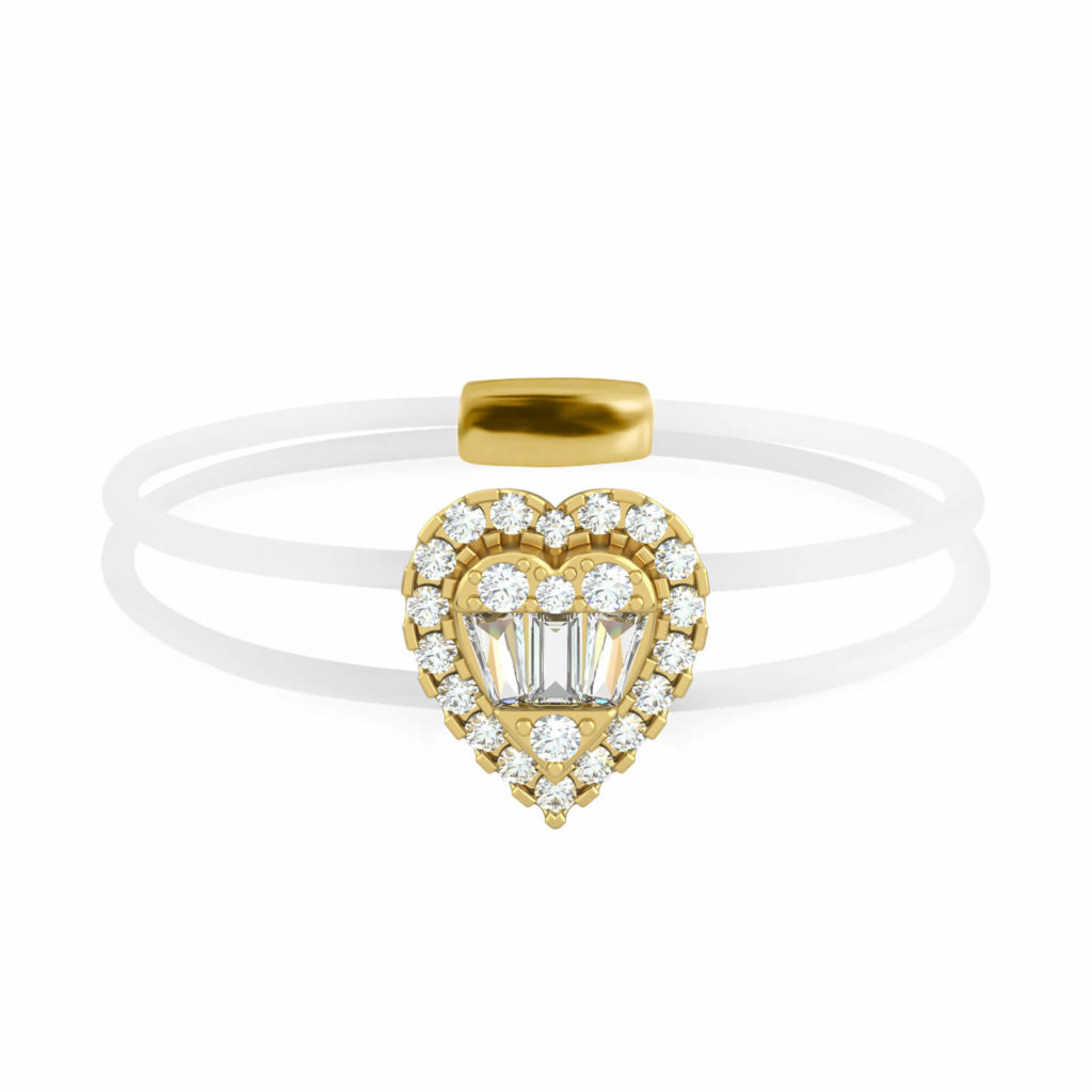 Floating heart ring 2025