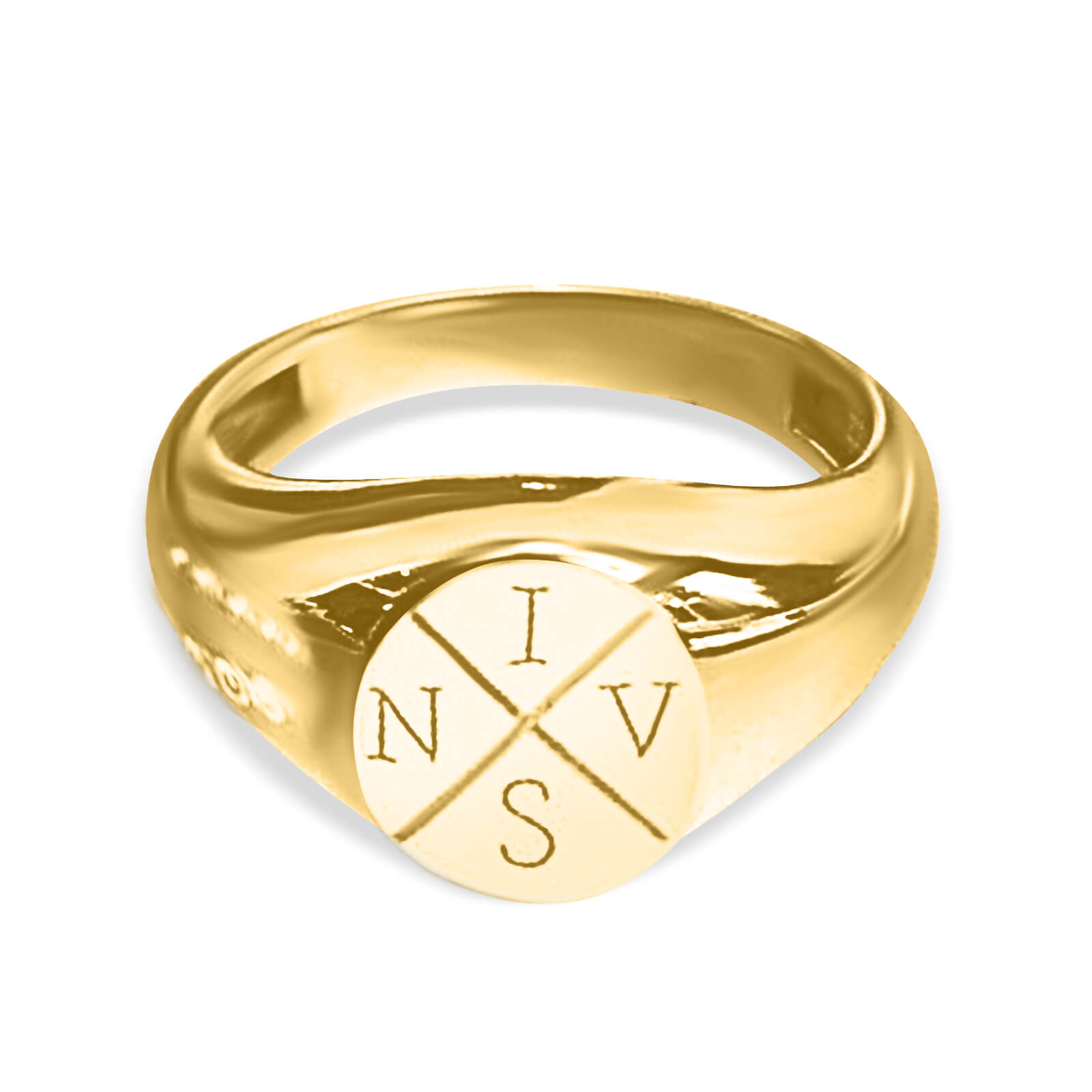JackAni 14k Yellow Gold Mens Oval Halo White CZ Initial Letter R Ring -  Walmart.com