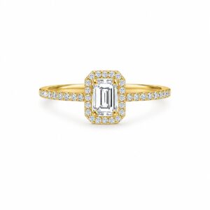 Verona Emerald Cut Ring