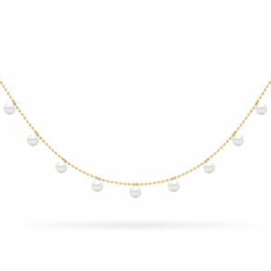 COLLANA COSTELLAZIONE APPESA PERLE