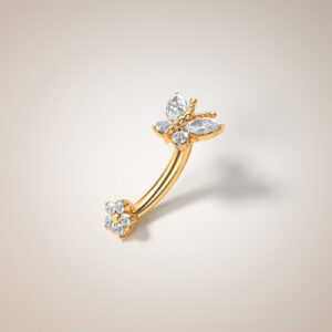 Butterfly Barbell  Belly Button