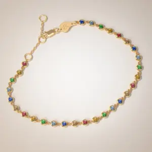 Sahara Premium Stones Anklet