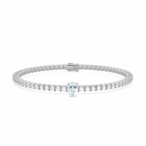 BRACELET TENNIS PEAR DIAMOND