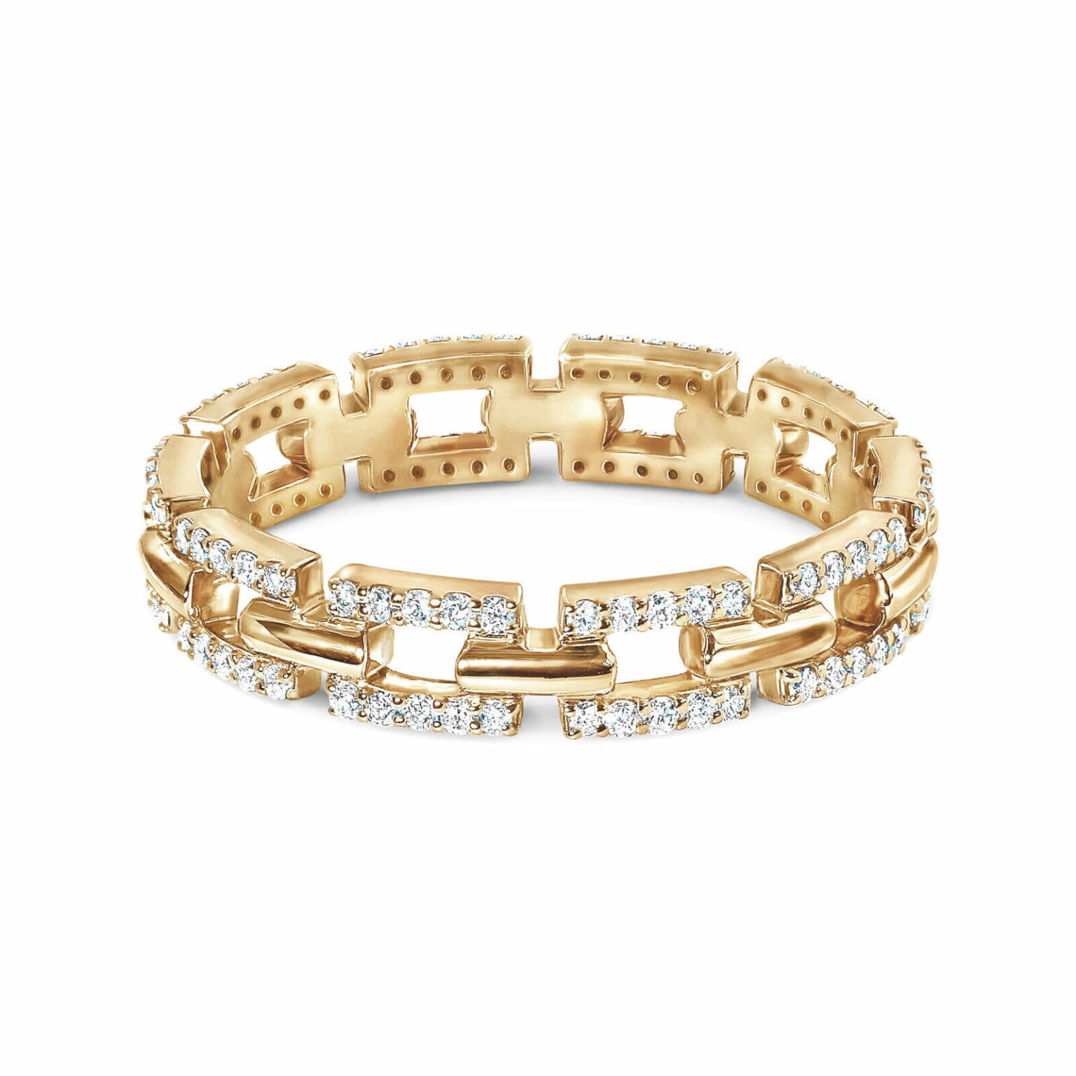 Ring Dentelle 18K Gold and Diamonds | Aquae Jewels
