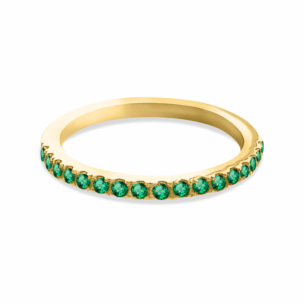 Luxus-Edelstein-Ring-Edelstein-Band-Ring-18k-Gold