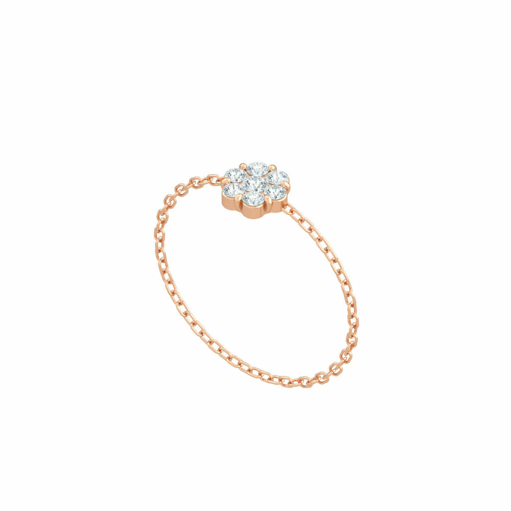 bague-fleur en perles et diamants-bague-fleur en grappe-bague-perle-18k-or