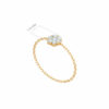 bague-fleur en perles et diamants-bague-fleur en grappe-bague-perle-18k-or