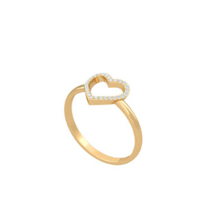 Diamonds Heart Ring