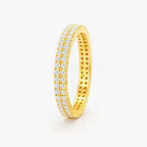Double Pave Ring