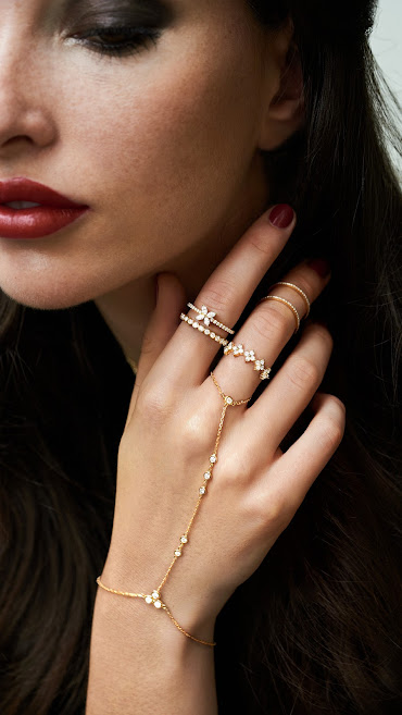 Stackable daily wear rings. | Bold statement ring, Rings, Clover ring