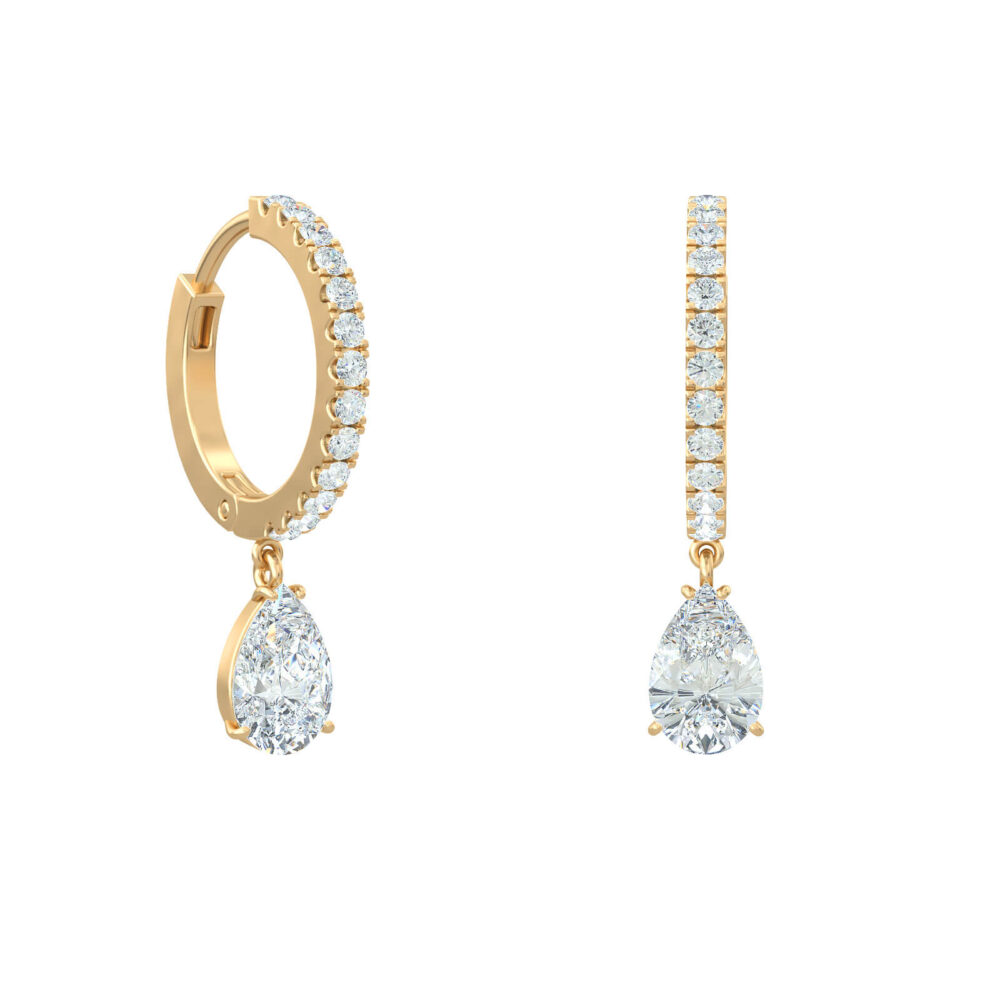 أقراط حلقة كمثرى PAIR-Y