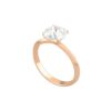 anello di fidanzamento con diamante - lei ha detto sì - 18k - oro