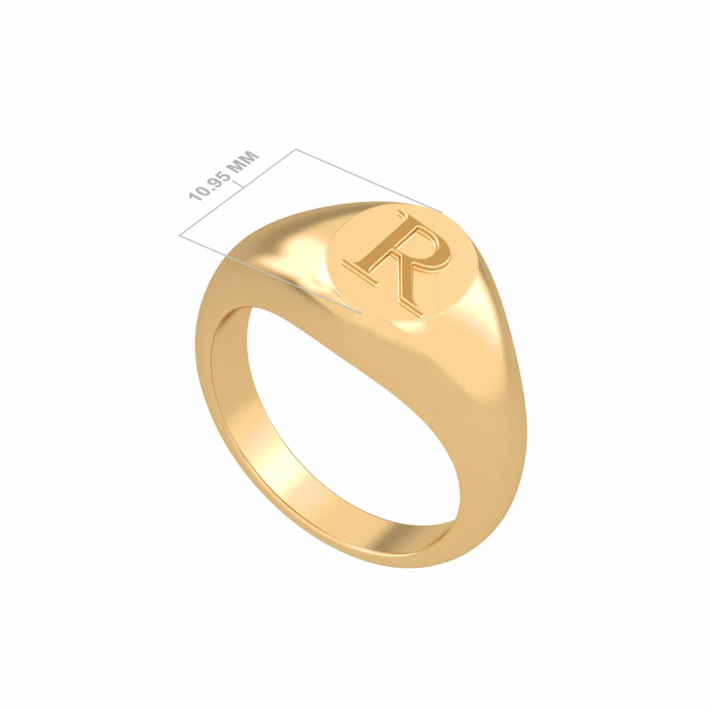 Ring Manner Signet Aquae Jewels