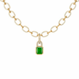 Vanine Precious Stone Pendant Necklace