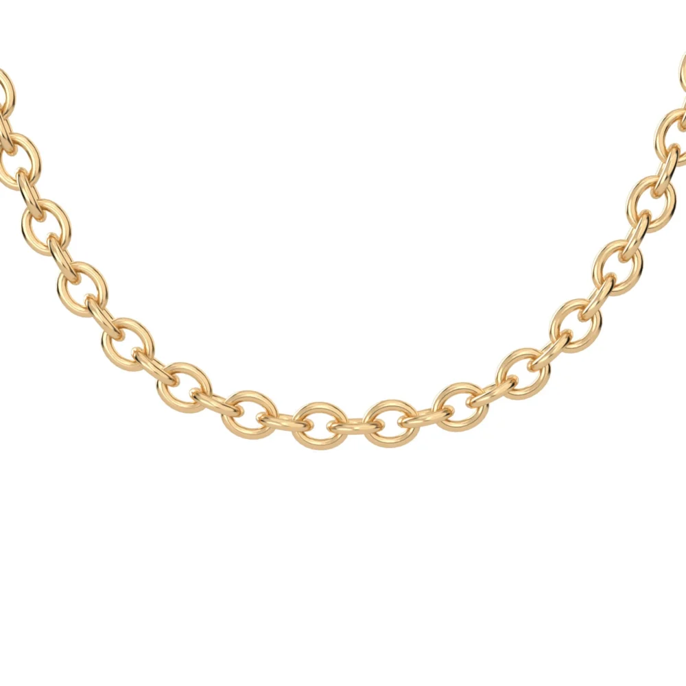 Flin Chain Necklace - yellow gold -- Aquae Jewels - Exquisite Jewelry