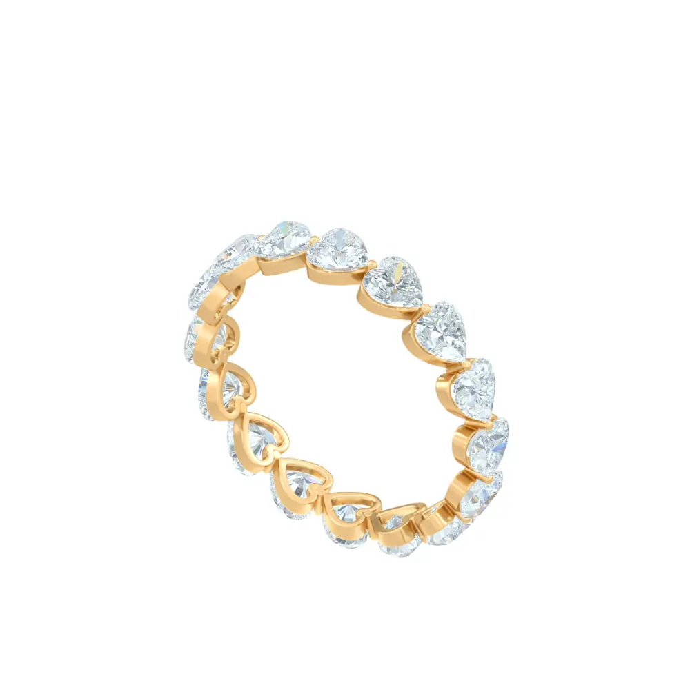 Heart Band Eternity Ring Y