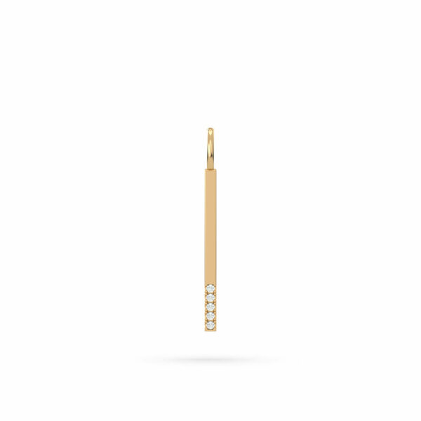 Charm Bar Diamonds 18K Gold